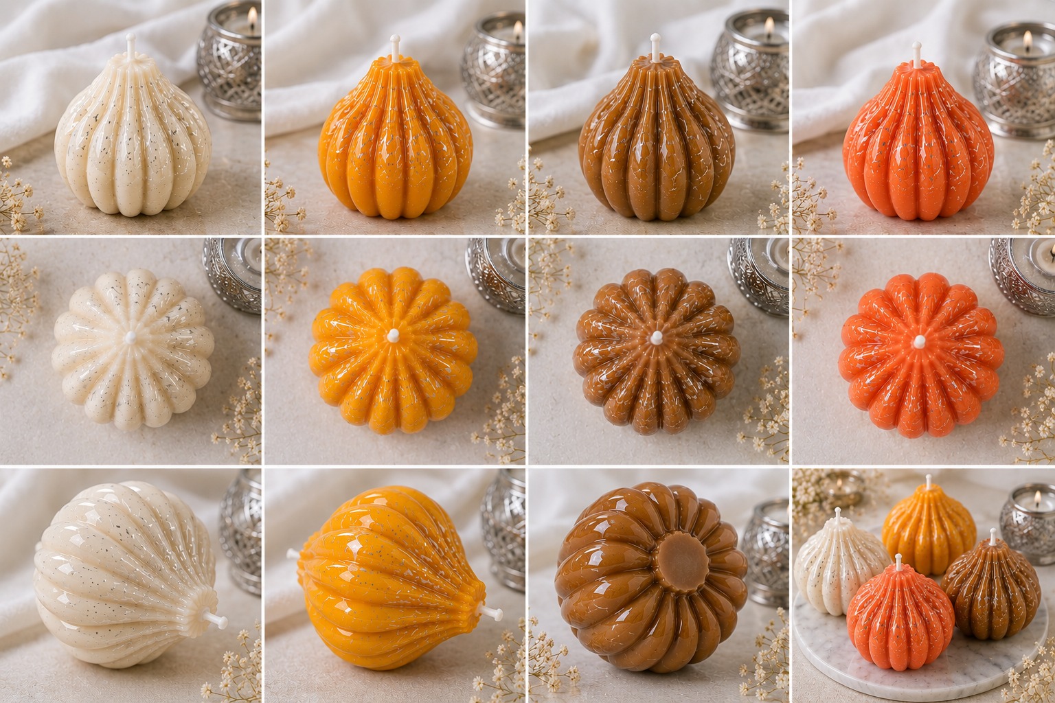 GLOWRA Modak Scented Candles gift set
